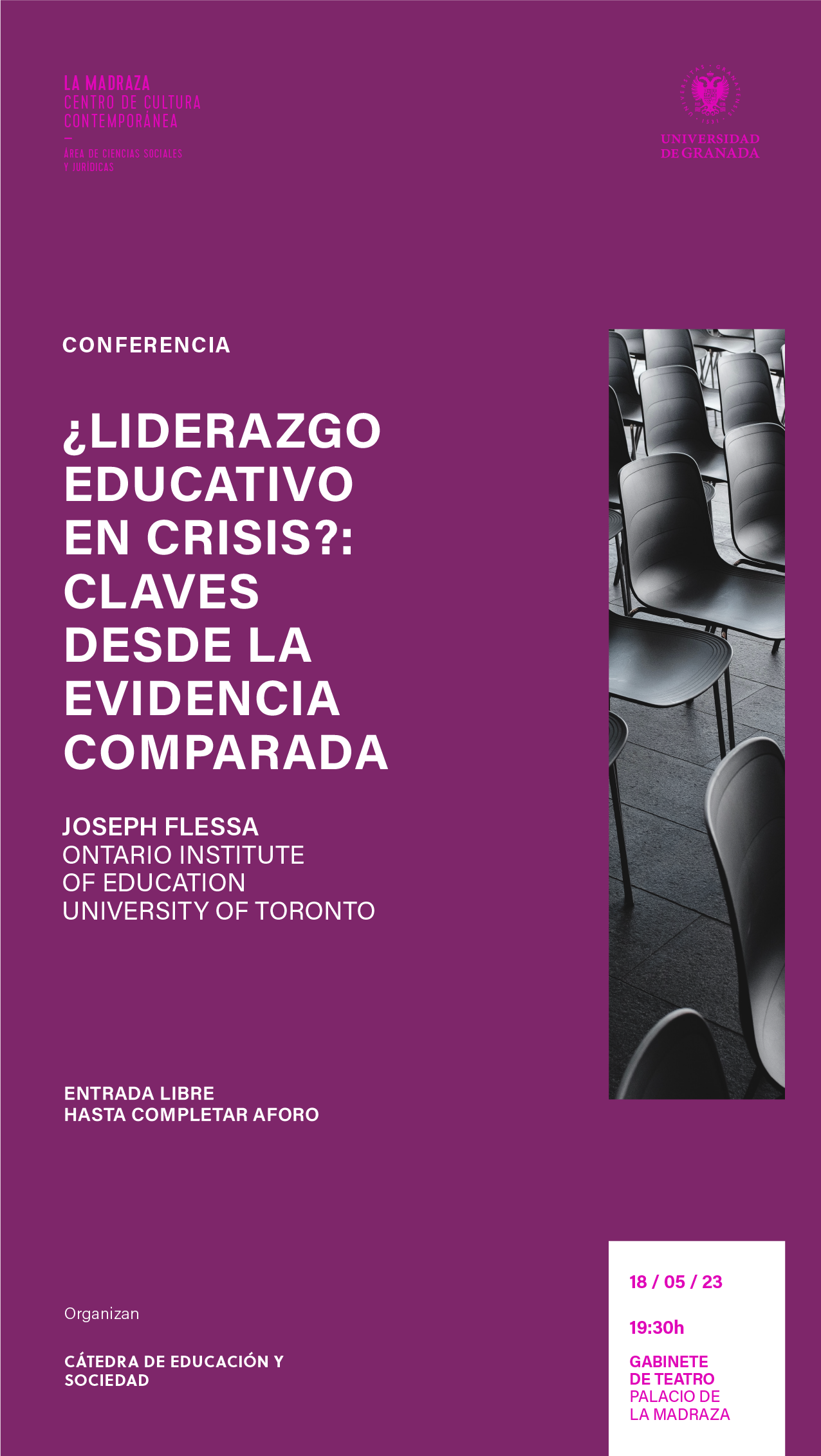 Conferencia: ¿LIDERAZGO EDUCATIVO EN CRISIS?: CLAVES DESDE LA EVIDENCIA COMPARADA 