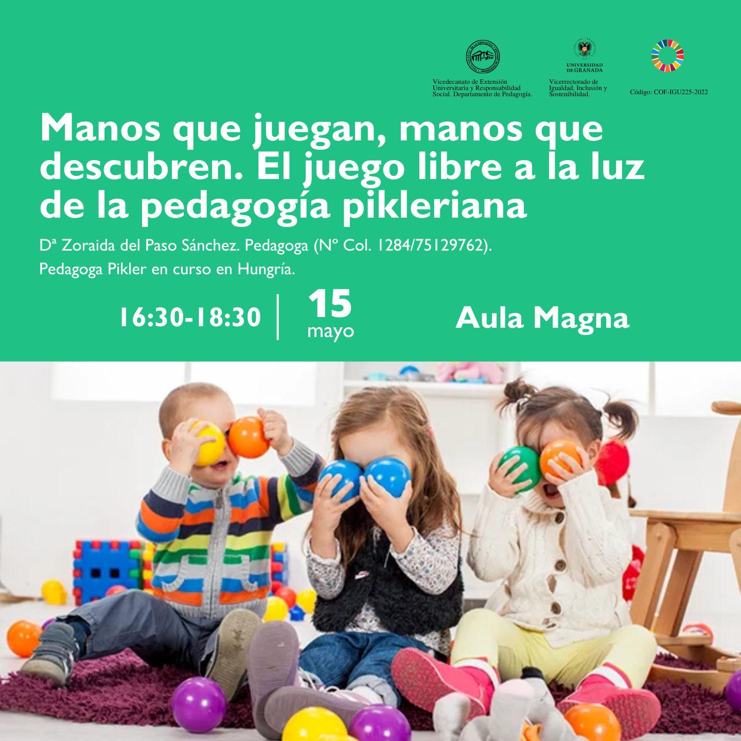 II Ciclo de Conferencias: “Socialización en la infancia: Propuestas coeducativas que amparan los derechos infantiles”
