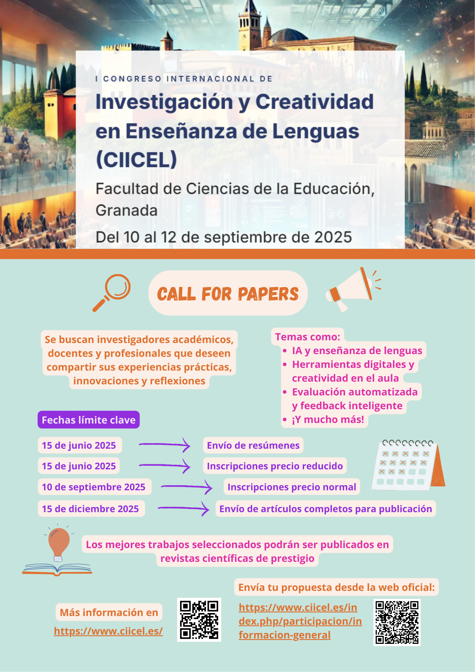 CIICEL 2025 Infografía
