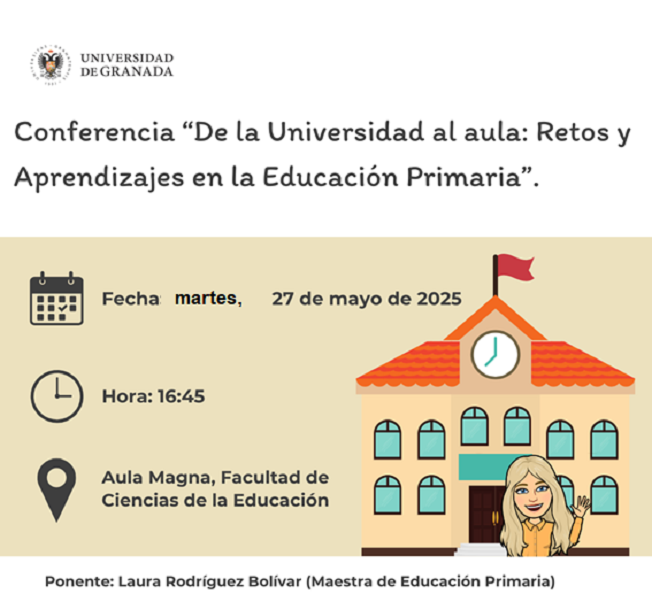 Cartel con lugar, fecha y hora