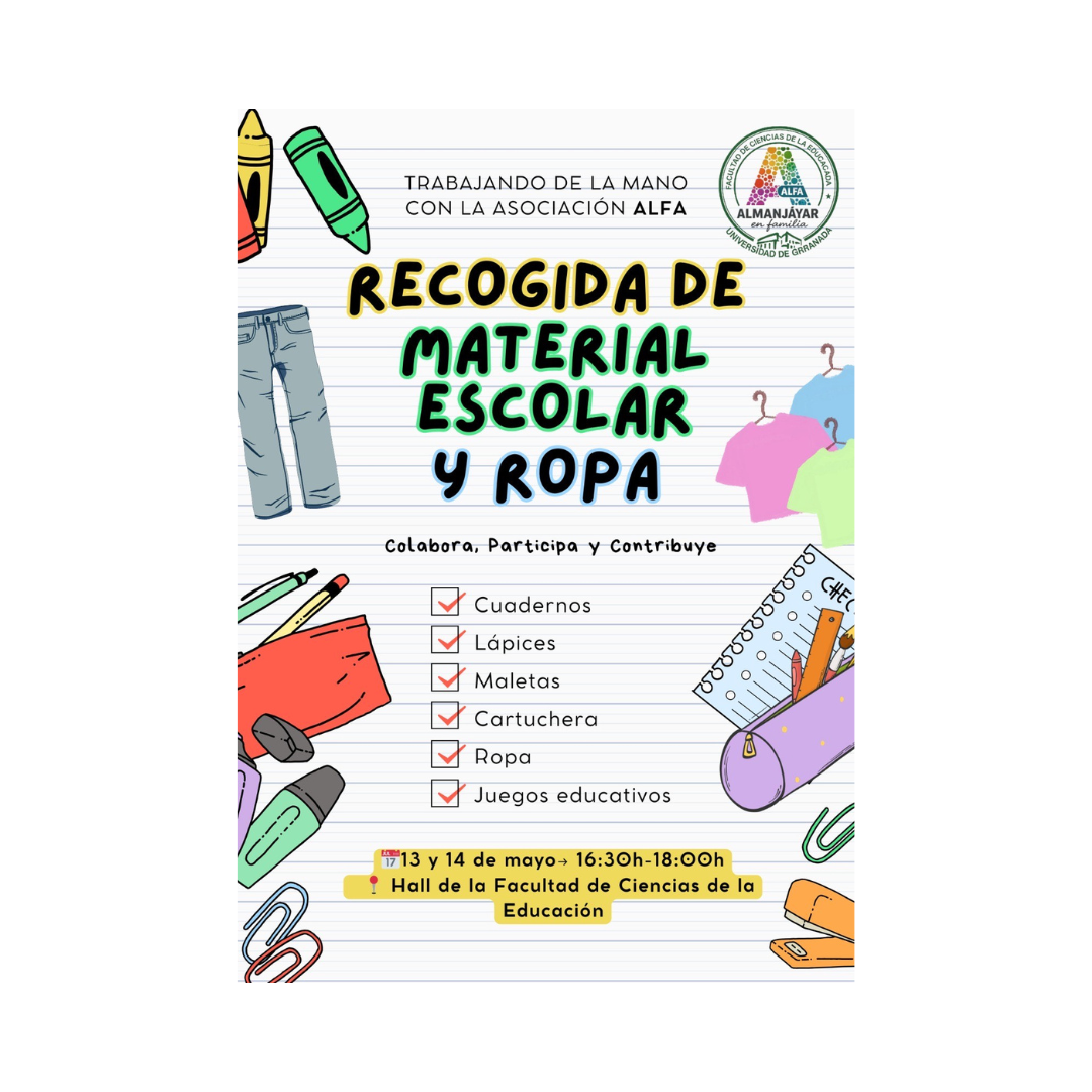 Infografía con pictogramas y datos de lugar, fecha y hora