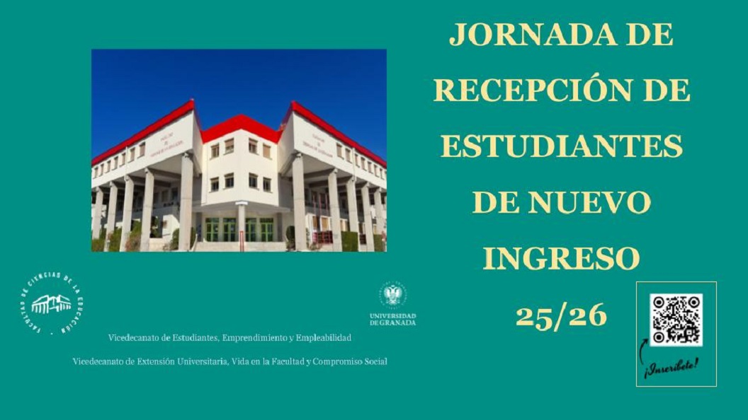 Jornada de recepción de estudiantes de nuevo ingreso 2025/26 Cartel de la jornada