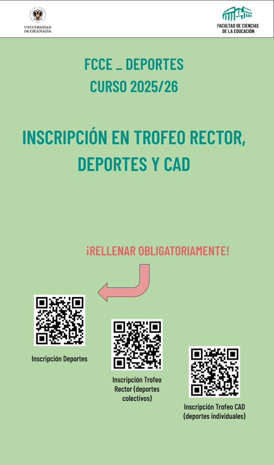 Inscripción Trofeo Rector