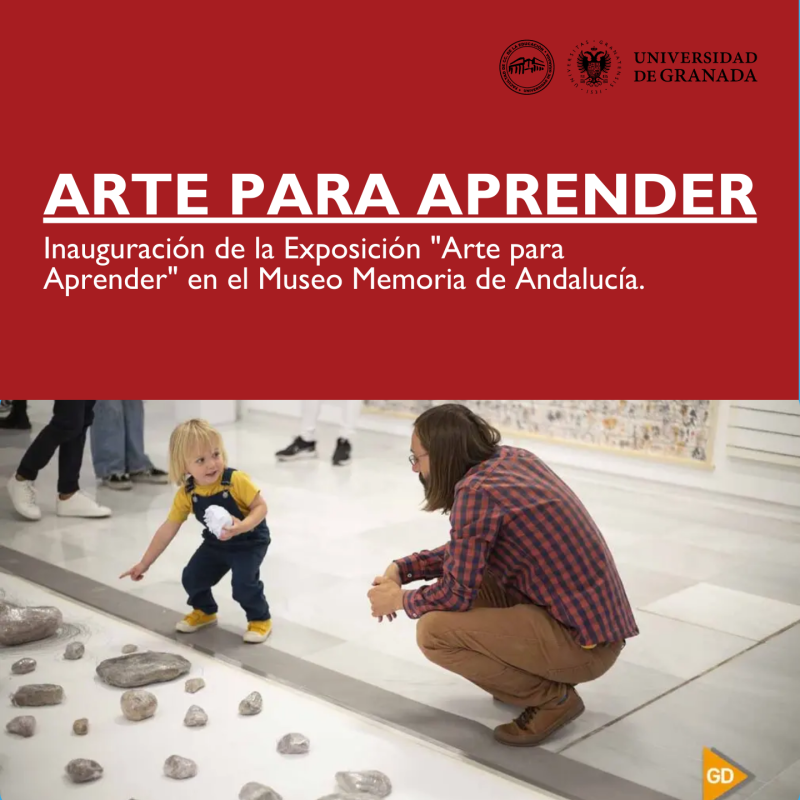 Inauguración de la XI edición de “Arte para Aprender” piedras personas foto