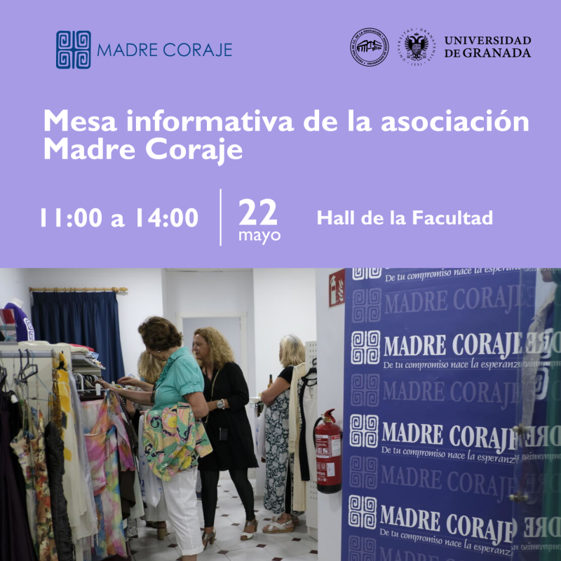 Mesa informativa de la Asociación Madre Coraje Mesa informativa de la Asociación Madre Coraje
