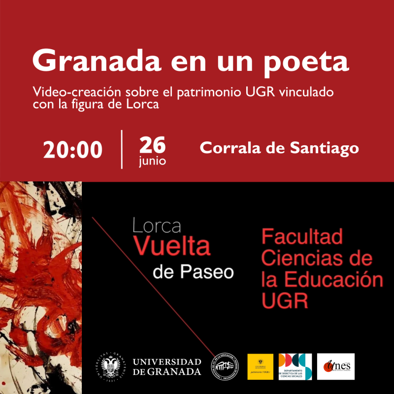 Granada en un poeta Infografía del evento