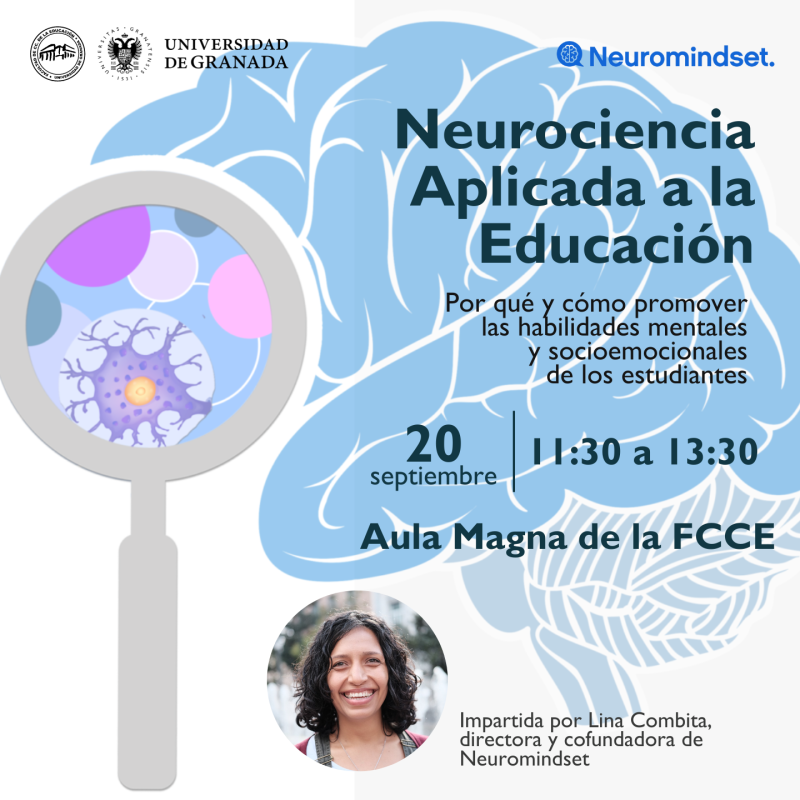 Neurociencia aplicada Infografía de la conferencia
