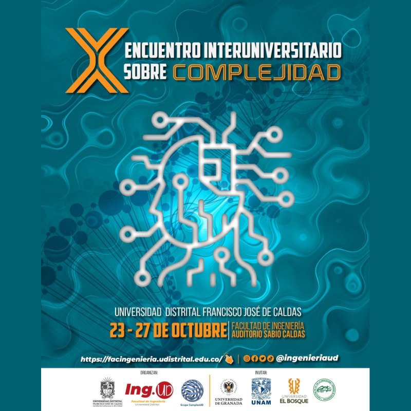 Cartel del Encuentro Interuniversitario sobre Complejidad