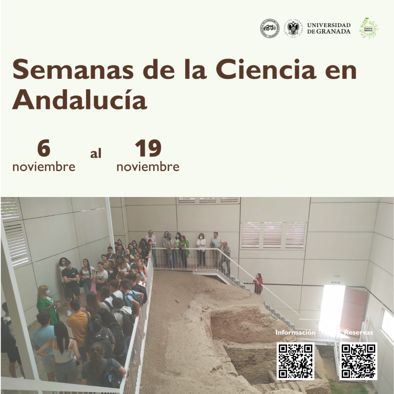 Semana de la Ciencia Cartel con imagen y fechas del evento