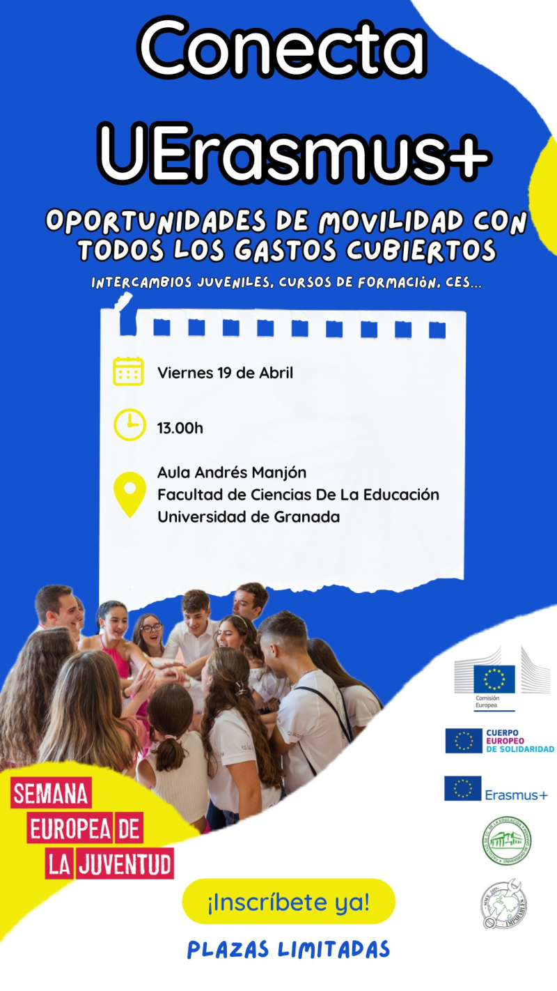 Conecta UEasmus + Cartel de la Actividad