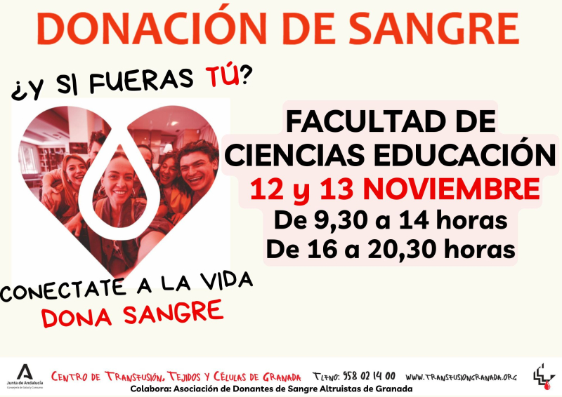 Campaña donación de sangre Facultad de Ciencias de la Educación Campaña donación de sangre