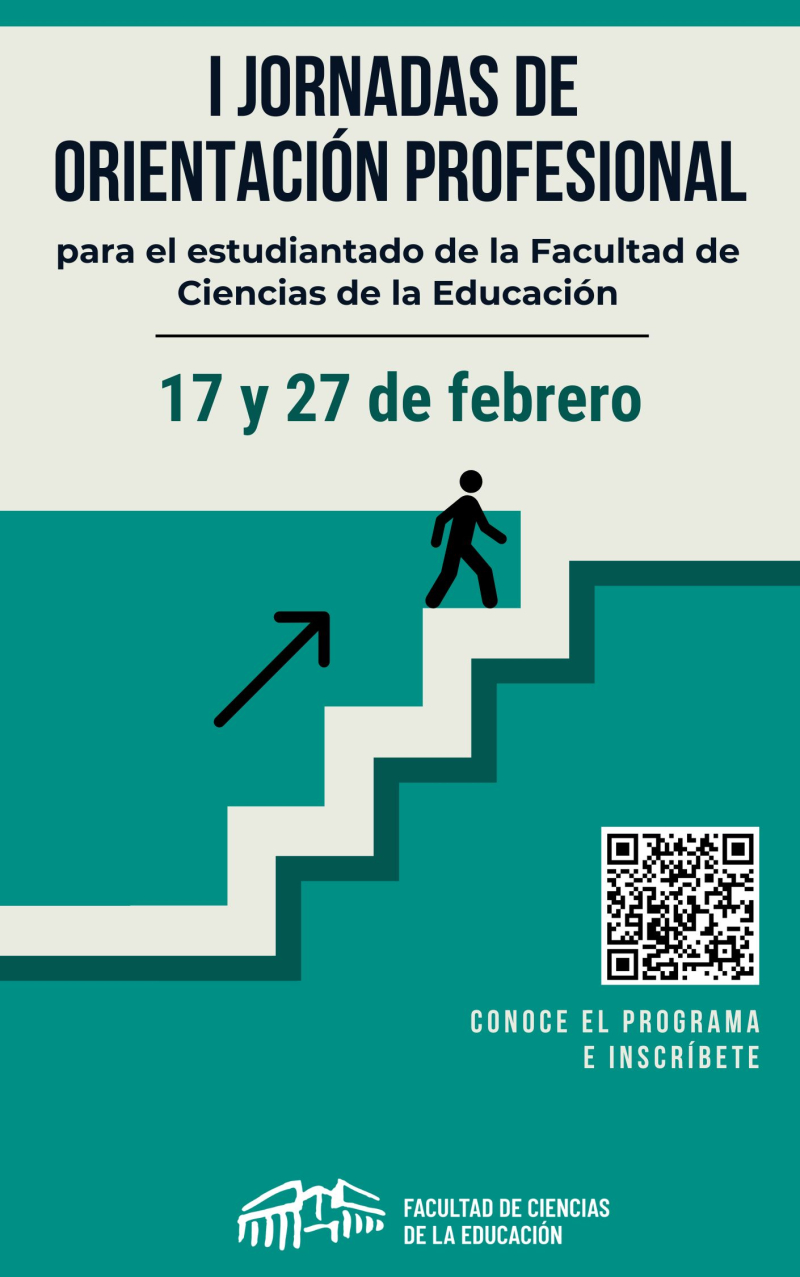 I JORNADAS DE ORIENTACIÓN PROFESIONAL Infografía de las jornadas