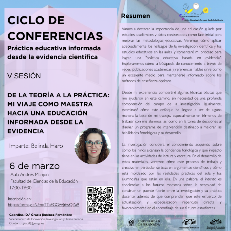 De la teoría a la práctica: mi viaje como maestra hacia una educación informada desde la evidencia Infografía