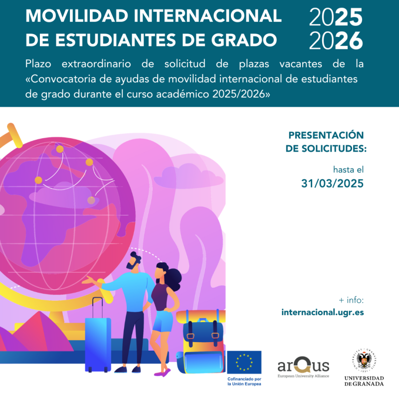 Convocatoria de ayudas de movilidad internacional Cartel