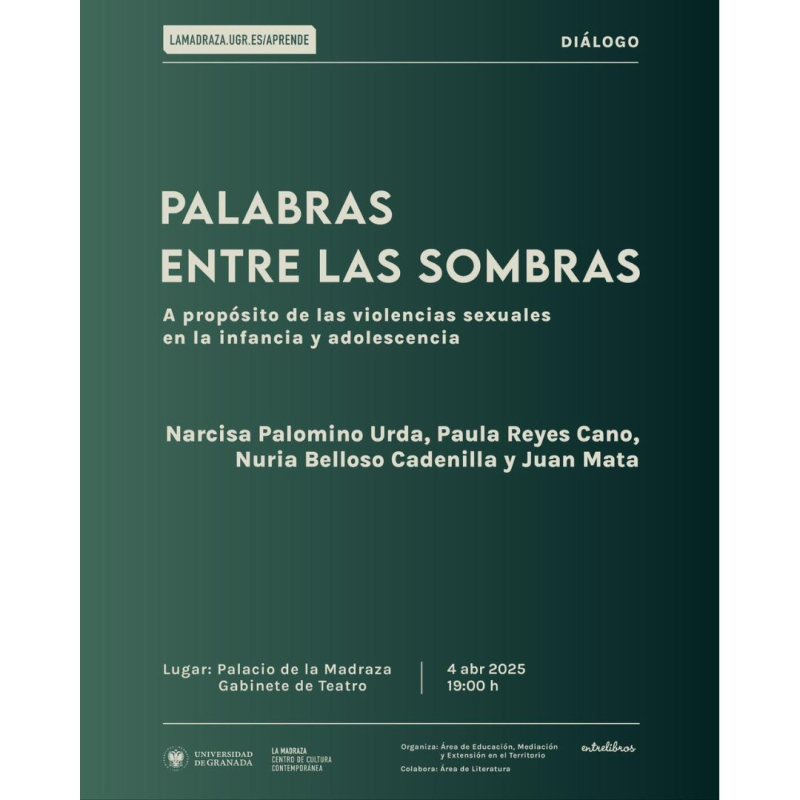 Di谩logo: "Palabras entre las sombras" Infograf铆a