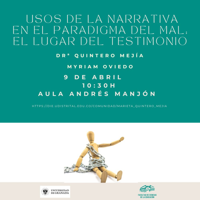 Usos de la narrativa en el paradigma del mal: el lugar del testimonio Infografía de la actividad