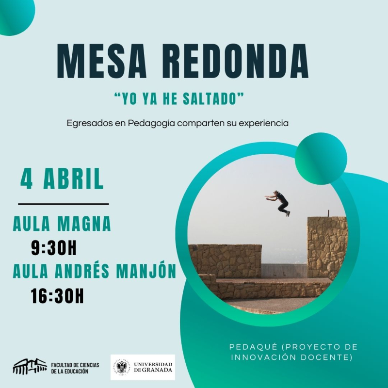MESA REDONDA: "YO YA HE SALTADO" Infograf铆a de la actividad